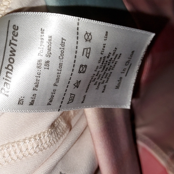 Rainbow Tree skater skirt size medium multicolor pastel - Picture 5 of 6